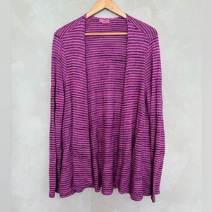 Tianello flow open front cardigan sweater